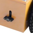 Zoom sobre la palanca de modo manual del remolcador eléctrico 2500 kg