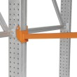 Zoom sobre los pies de la estantería cantilever