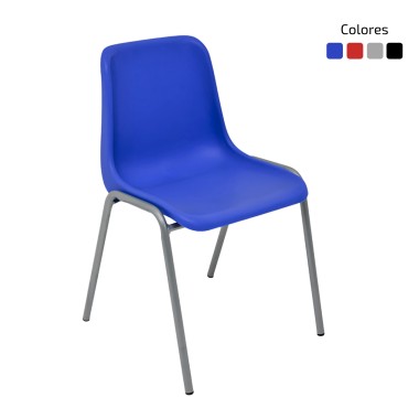 Silla concha polipropileno