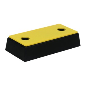 Tope para muelle de carga con pletina de acero 500x250x100 mm en 3/4