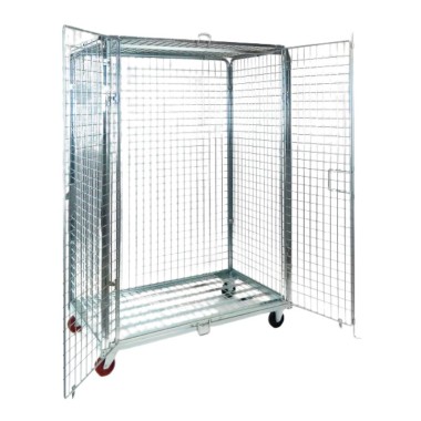 Maxi roll container antirrobo 600 kg con puertas