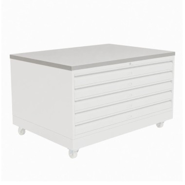 Tablero de protección de archivador para planos A0 - Gris