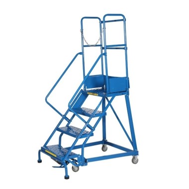 Escalera móvil con plataforma de 4 peldaños – 160 kg