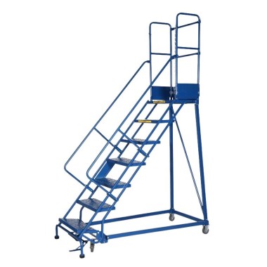 Escalera móvil con plataforma de 7 peldaños – 160 kg