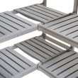 Vista general del kit de ángulos para estantería de aluminio