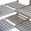 Kit de ángulos de 1 nivel 610 mm para estantería de aluminio