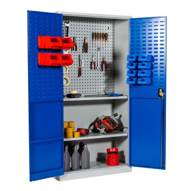 Armario taller para herramientas y cajas de compartimientos