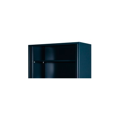 Estante adicional para armario con puertas de persiana, color antracita Ancho 120 cm