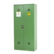Vista de 3/4 del Armario para fitosanitarios ancho 92cm con puertas cerradas Vista de 3/4 del Armario para fitosanitarios ancho 92cm con puertas cerradas