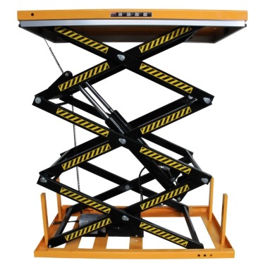 Mesa elevadora eléctrica triple tijera 2000 kg