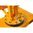 Zoom sobre el sistema de rotación de la Grúa de taller contrapesada giratoria 550 kg