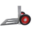 Zoom a la pala y a las ruedas de la Carretilla plegable 90 kg Zoom a la pala y a las ruedas de la Carretilla plegable 90 kg