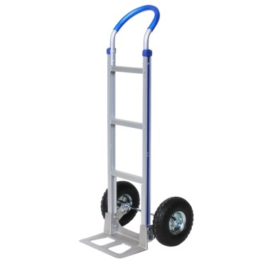 Carretilla de aluminio con pala fija 200 kg Ruedas neumáticas