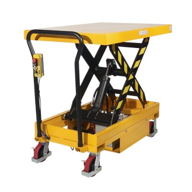 Mesa elevadora semi eléctrica móvil 1200x800 mm 500 kg
