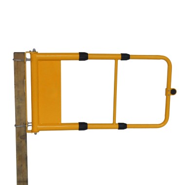 Puerta de seguridad abatible con longitud regulable 596 - 1036 mm