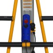 Zoom sobre el mando de elevación del apilador posicionador trabajo semi eléctrico 1700 mm 100 kg