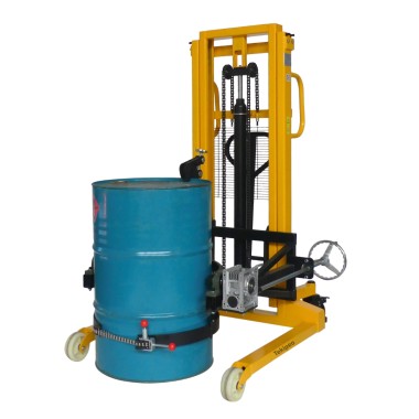 Apilador volteador de bidones 2100 mm 450 kg - Brazos anchos para palets