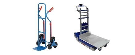 Carretilla para subir escaleras